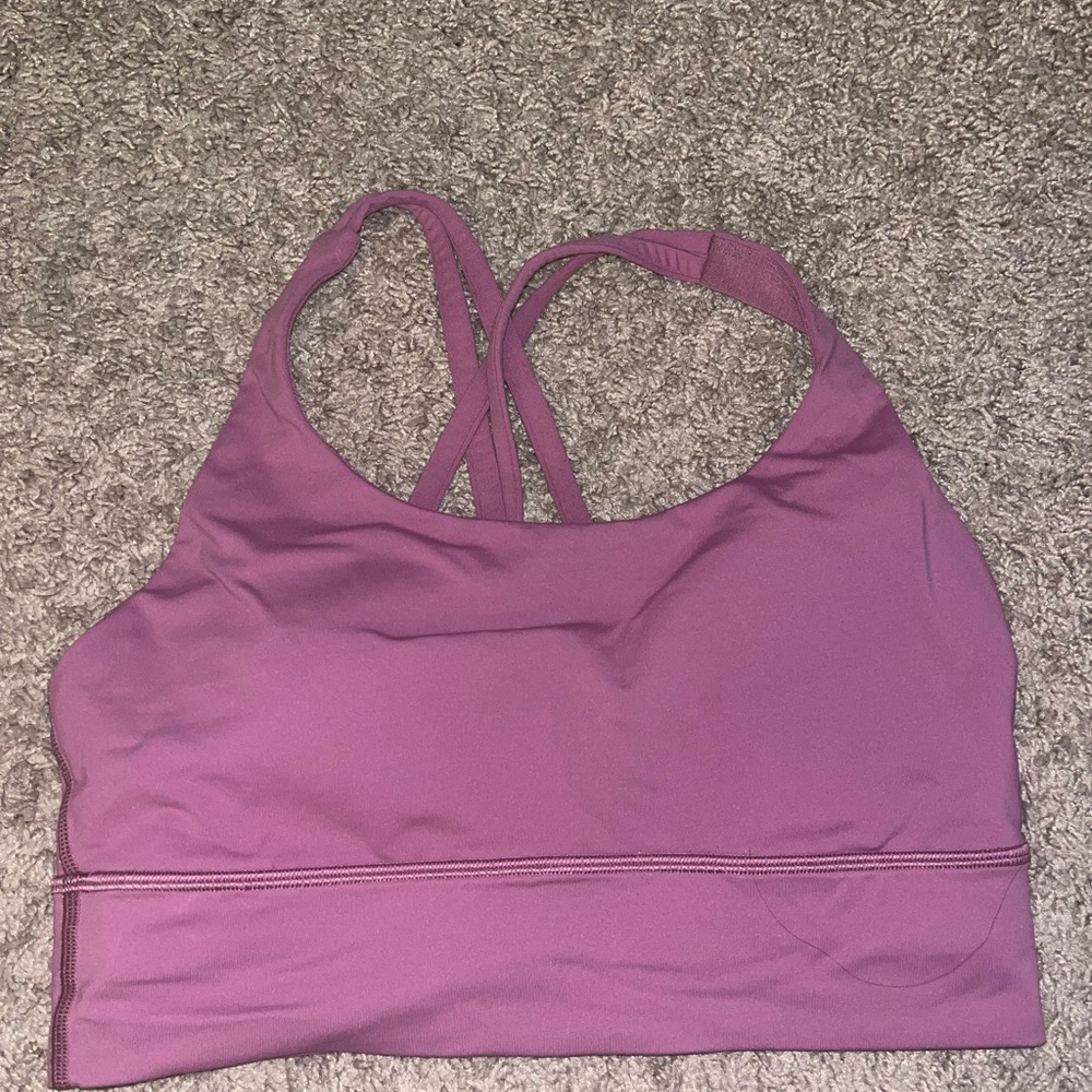 Lululemon Athletica Longline Energy Sports Bra in Velvet Dust